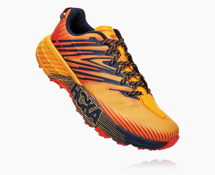 Hoka One One M Speedgoat 4 Wide Trail Running Shoes NZ Q418-325